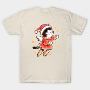 Santa cat angel T-Shirt